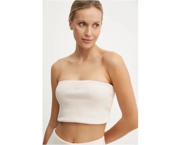 adidas Originals top Femme Galore Rib Tube Top culoarea roz, JN3025