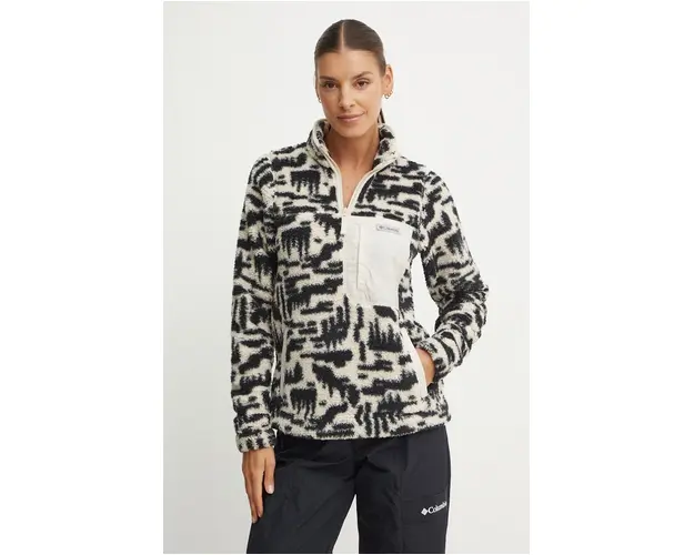 Columbia hanorac West Bend culoarea bej, modelator, 2085734