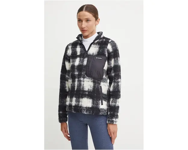 Columbia hanorac West Bend culoarea negru, modelator, 2085734