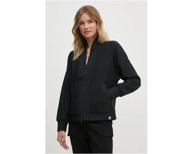 North Sails bluza femei, culoarea negru, neted, 091166