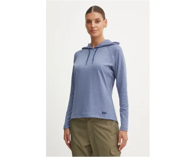 Helly Hansen bluza VERGLAS LIGHT femei, cu gluga, melanj, 62964