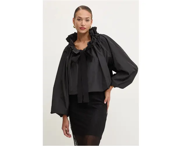 Patou bluza femei, culoarea negru, neted, TO0170011