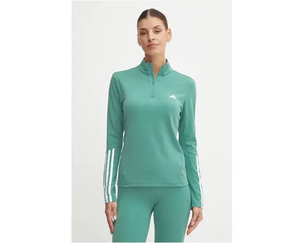 adidas Performance hanorac de antrenament Hyperglam culoarea turcoaz, cu imprimeu, IX3228