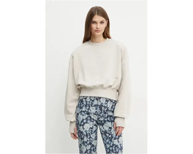La Mania bluza LAVISH femei, culoarea bej, neted, LAVISH