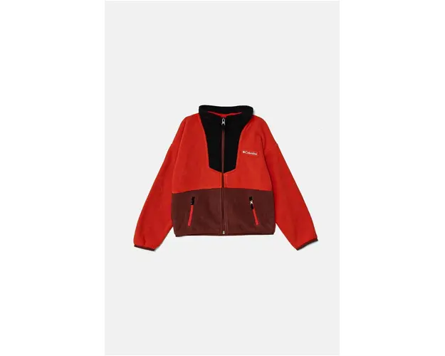 Columbia hanorac polar pentru copii Sequoia Grove culoarea rosu, modelator, 2087631