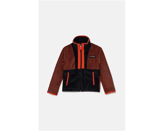 Columbia bluza copii Back Bowl culoarea maro, modelator, 2087801