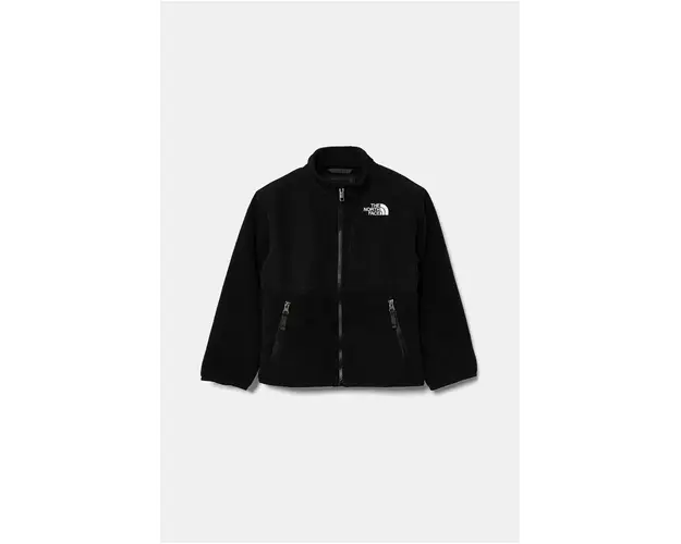 The North Face hanorac polar pentru copii DENALI JACKET culoarea negru, neted, NF0A88V2JK31