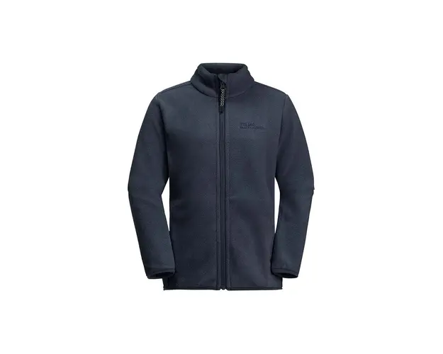 Jack Wolfskin bluza copii culoarea albastru marin, neted, 1610471