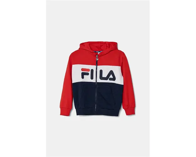 Fila bluza copii BAAR-EBENHAUSEN culoarea albastru marin, cu gluga, modelator, FAK0203