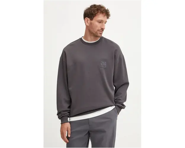 Iceberg bluza barbati, culoarea gri, cu imprimeu, E056 6331