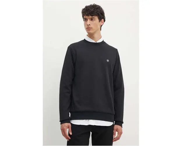 BOSS bluza barbati, culoarea negru, neted, 50520302