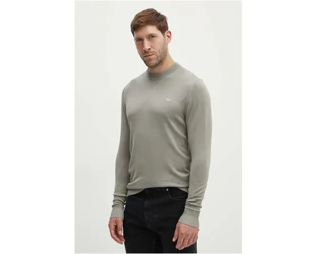 Pepe Jeans pulover CASTLE barbati, culoarea verde, light, PM702442