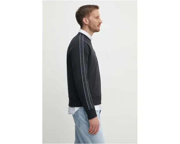 Michael Kors bluza barbati, culoarea negru, cu imprimeu, CT4524C5MF