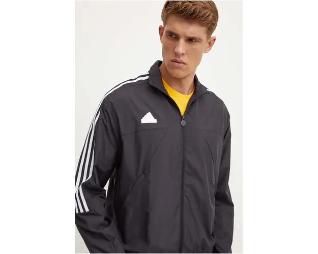 adidas geaca sport Tiro culoarea negru, de tranzitie, IX1349