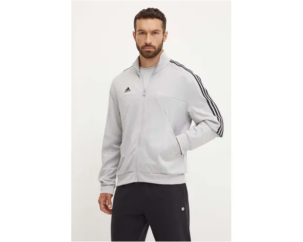 adidas bluza Tiro barbati, culoarea gri, cu imprimeu, IY4285