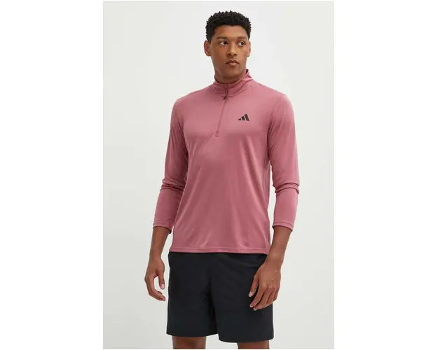 adidas Performance hanorac de antrenament Train Essentials culoarea roz, neted, IW3394