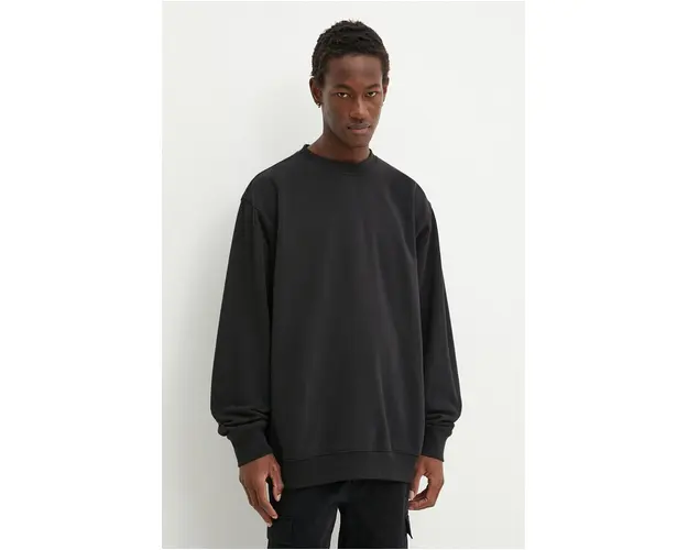 Vans bluza barbati, culoarea negru, neted, VN000GE9BLK1