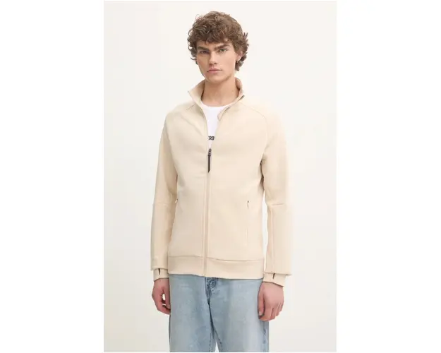 Superdry bluza barbati, culoarea bej, neted, M2013960A-1YP