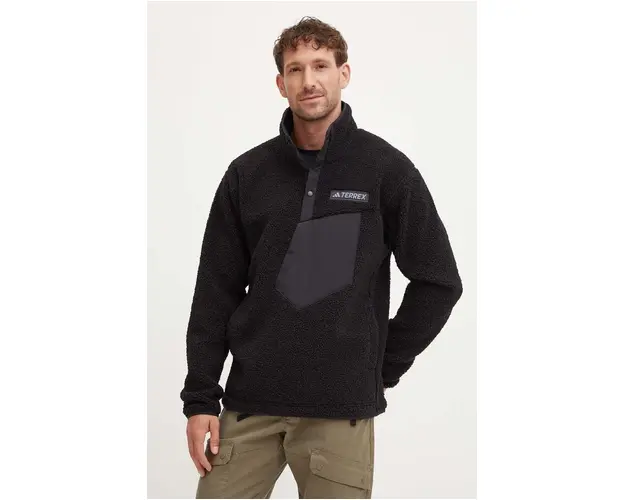 adidas TERREX hanorac Xploric culoarea negru, neted, IW0231