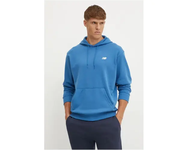 New Balance bluza barbati, cu gluga, neted, MT41508BEU