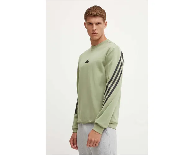 adidas bluza Future Icons barbati, culoarea verde, modelator, IW6086