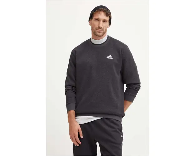 adidas bluza barbati, culoarea gri, neted, IX1301