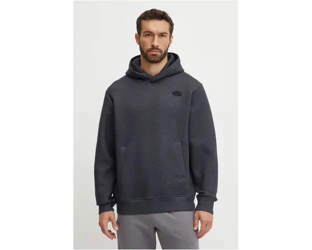The North Face bluza Pull-on Hoodie barbati, culoarea negru, cu gluga, neted, NF0A8AMBKS71