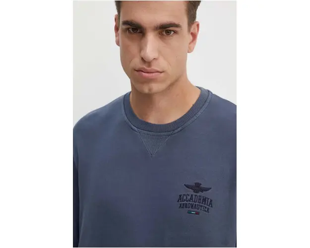 Aeronautica Militare hanorac de bumbac barbati, neted, FE1924F560