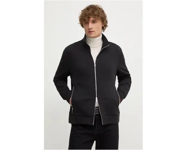 Michael Kors bluza barbati, culoarea negru, neted, CF4528H5MF