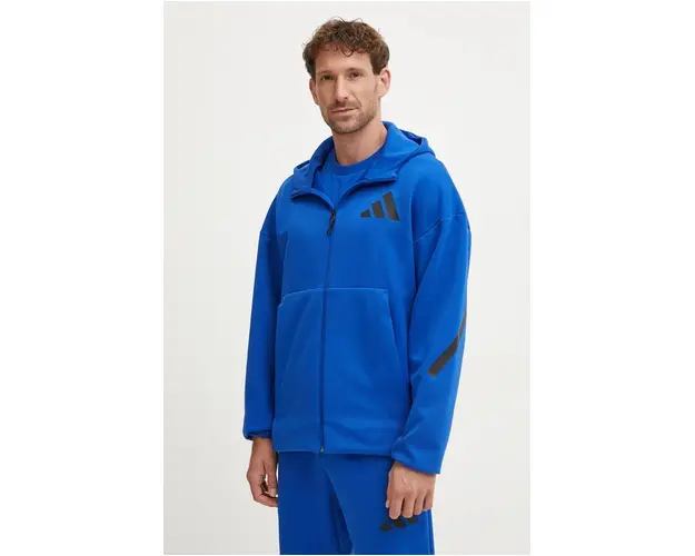 adidas bluza ZNE barbati, cu gluga, cu imprimeu, JF6388