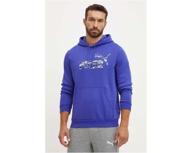 Puma bluza barbati, cu gluga, cu imprimeu, 683234