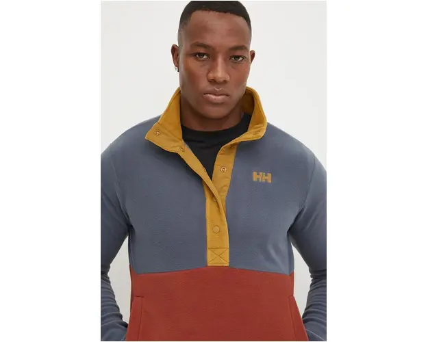 Helly Hansen hanorac Daybreaker Snap culoarea gri, modelator, 49531