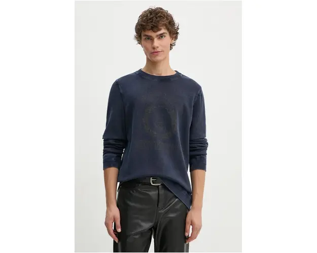 ZADIG&VOLTAIRE hanorac de bumbac barbati, cu imprimeu, JMSS00267