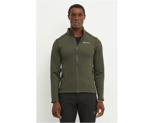 Montane hanorac Fury culoarea verde, neted, MFRYJ16