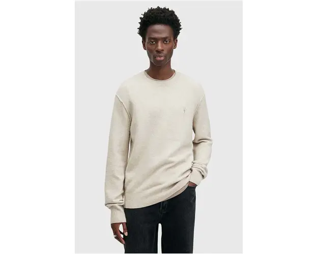 AllSaints pulover de lana STATTEN culoarea gri, M039KA