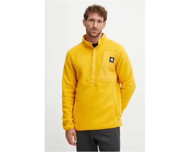 Burton bluza barbati, culoarea galben, modelator, 238381