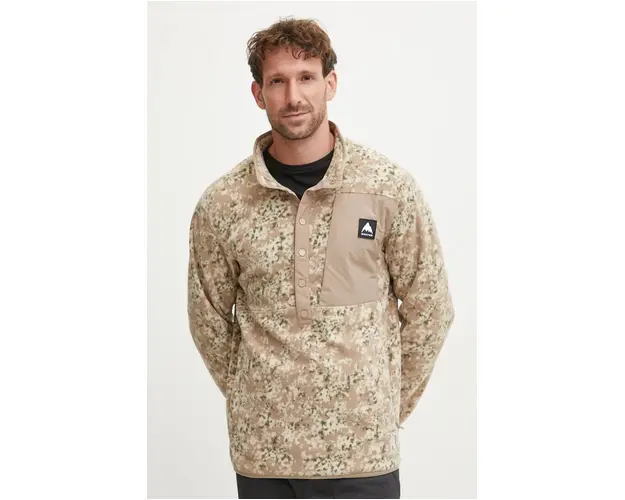 Burton bluza barbati, culoarea bej, modelator, 238381