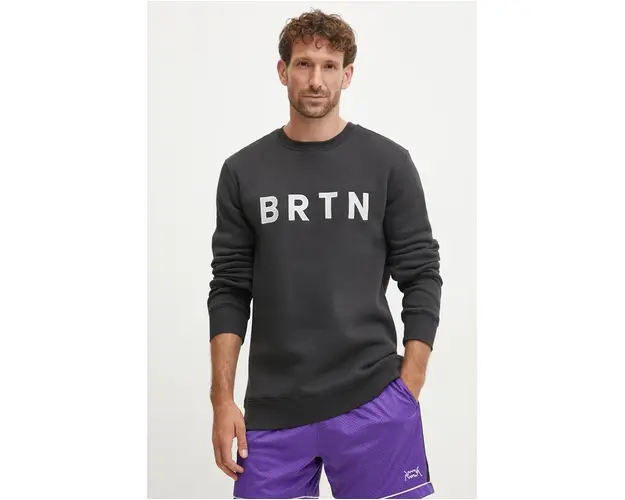 Burton bluza barbati, culoarea negru, cu imprimeu, 137171