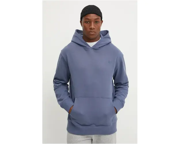 adidas Originals hanorac de bumbac barbati, cu gluga, neted, IY2260