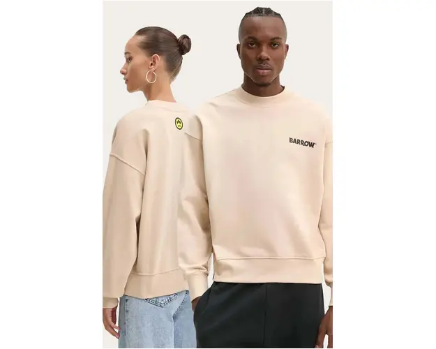 Barrow bluza culoarea bej, cu imprimeu, F4BWUASW133