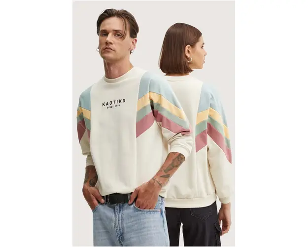 Kaotiko bluza culoarea bej, modelator, AP032-01-M002