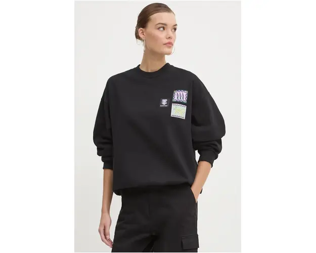 Kaotiko bluza culoarea negru, cu imprimeu, AP018-02-G002