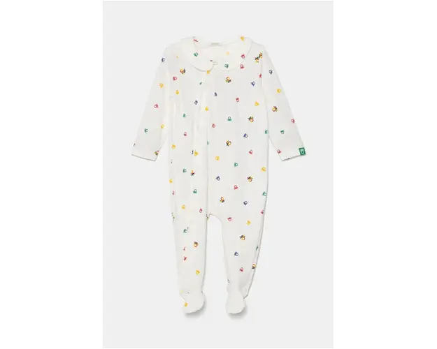 United Colors of Benetton salopete din bumbac pentru bebelusi 3MR70T01W