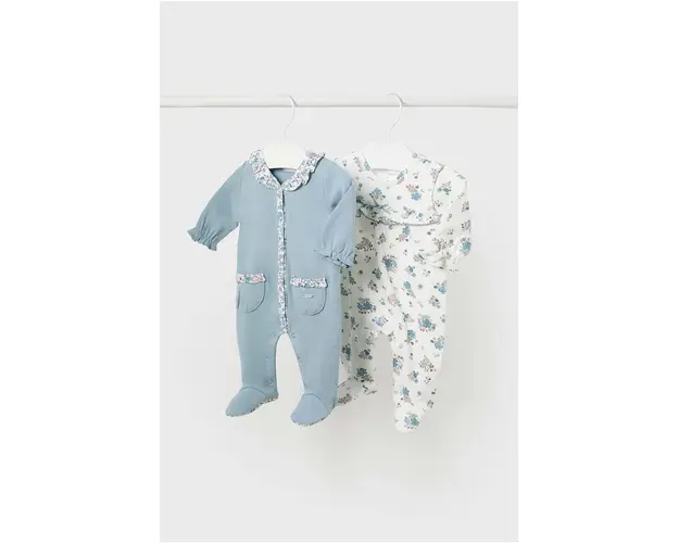 Mayoral Newborn salopete bebelusi din bumbac 2-pack 2778