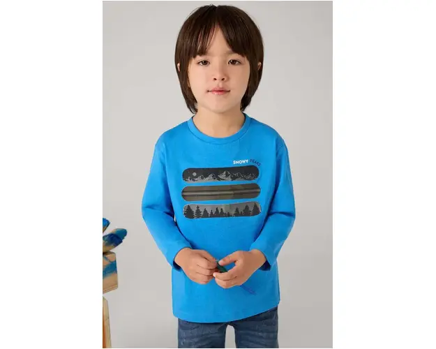 Mayoral longsleeve din bumbac pentru copii cu imprimeu, 4055