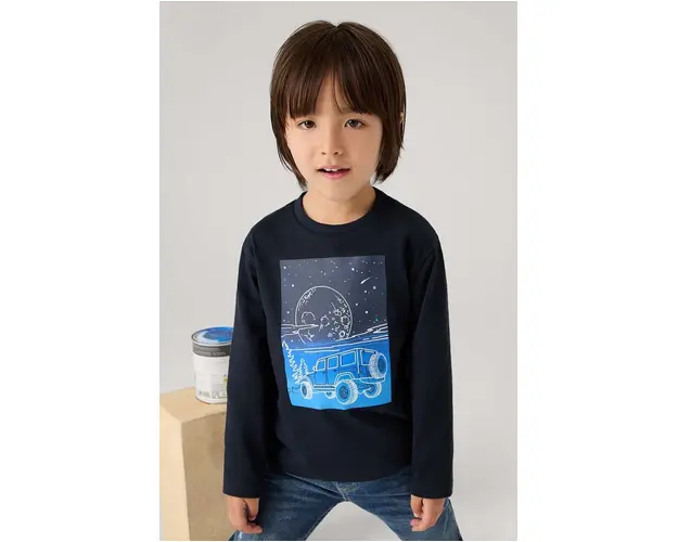 Mayoral longsleeve din bumbac pentru copii cu imprimeu, 4057