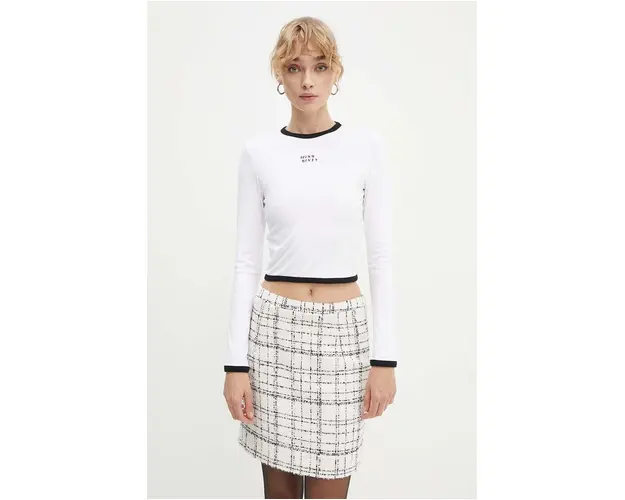 Miss Sixty longsleeve femei, culoarea bej, 6L3SJ3800000