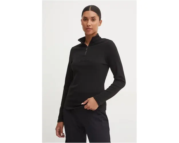 Sportalm tricou femei, culoarea negru, cu turtleneck, 1812603721