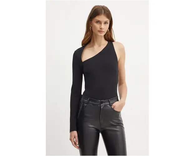 Karl Lagerfeld tricou femei, culoarea negru, cu spate descoperit, 246W1710