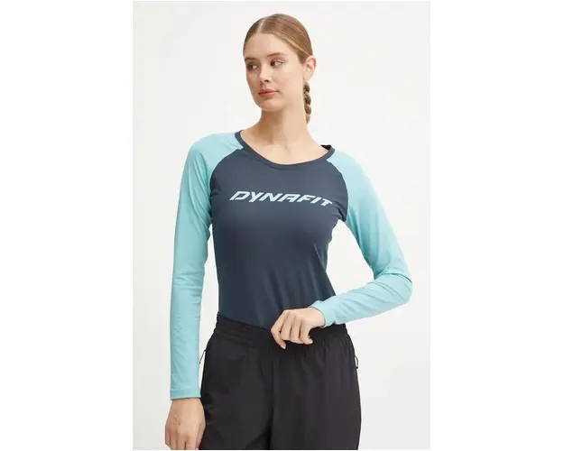 Dynafit longsleeve sport 24/7 culoarea verde, 08.0000070957